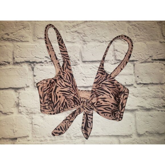 NWT Xhilaration Junior's Size XS Animal Print Bikini 2pc Swimsuit Set - Picture 4 of 6